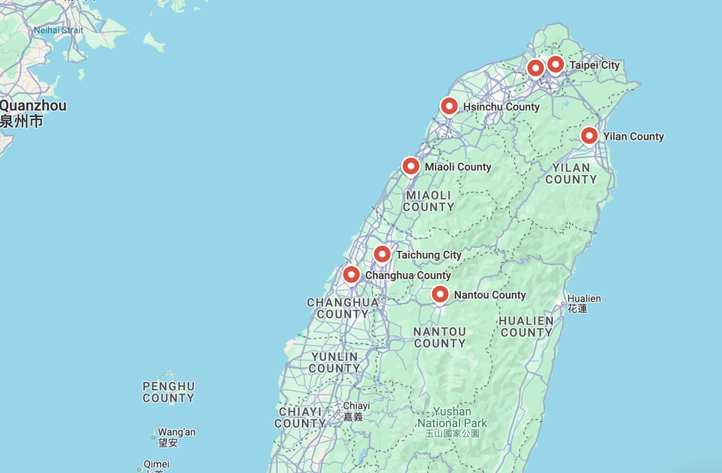 Taiwan Map